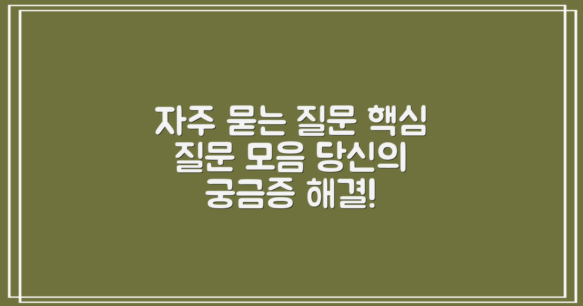 자주 묻는 질문