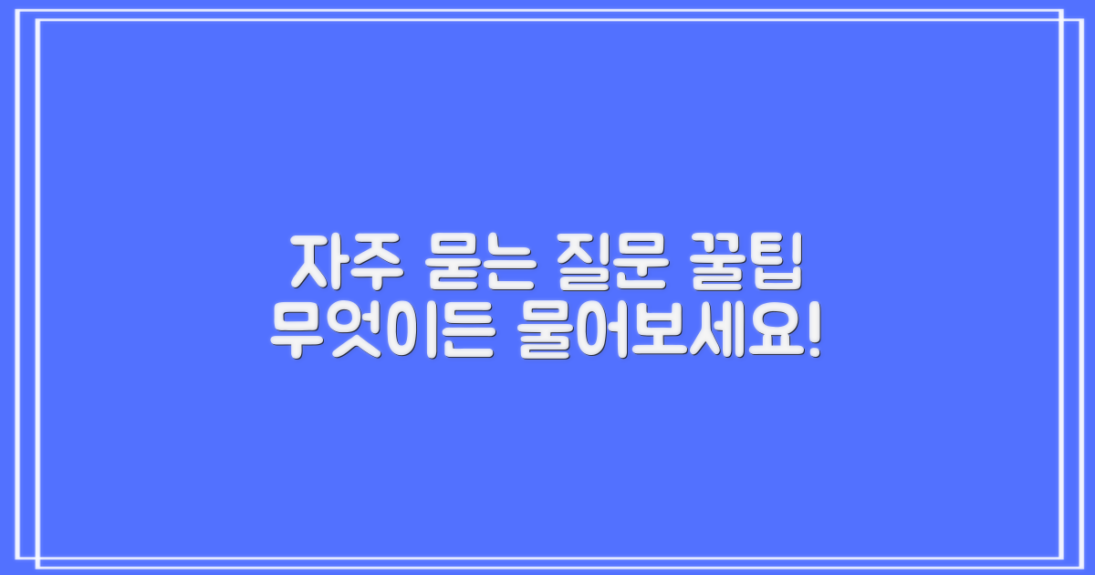 자주 묻는 질문
