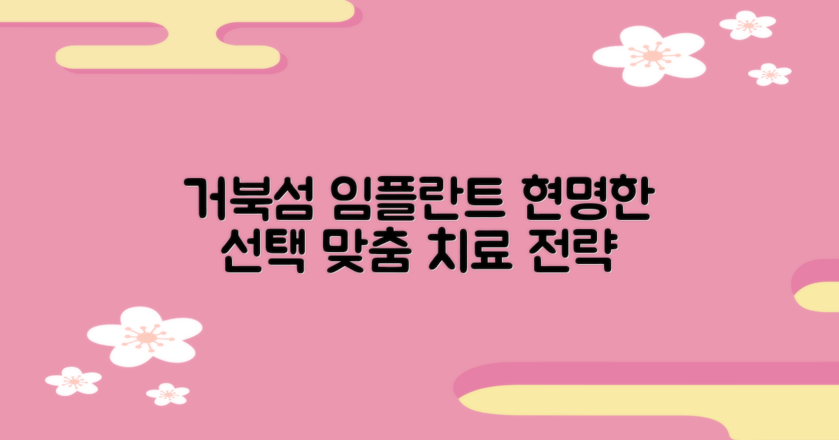 환자 맞춤 치료 전략: 시흥시 거북섬동 임플란트, 이제는 현명하게 선택하세요